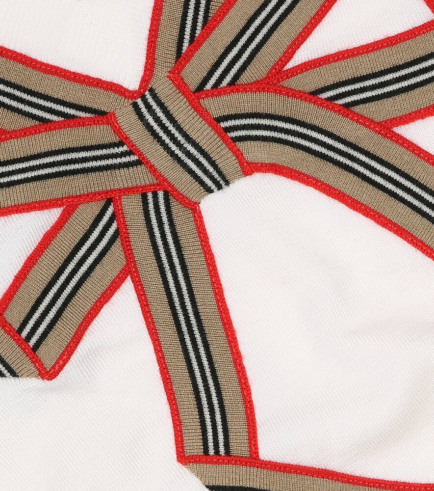 BURBERRY MERINO WOOL AND SILK SWEATER,P00516135