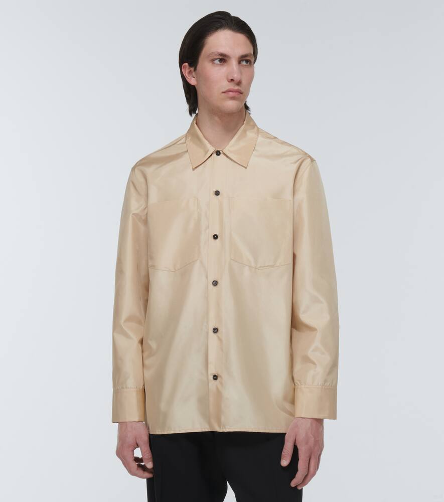 Shop Jil Sander Shirt 33 Long-sleeve Shirt In Oat