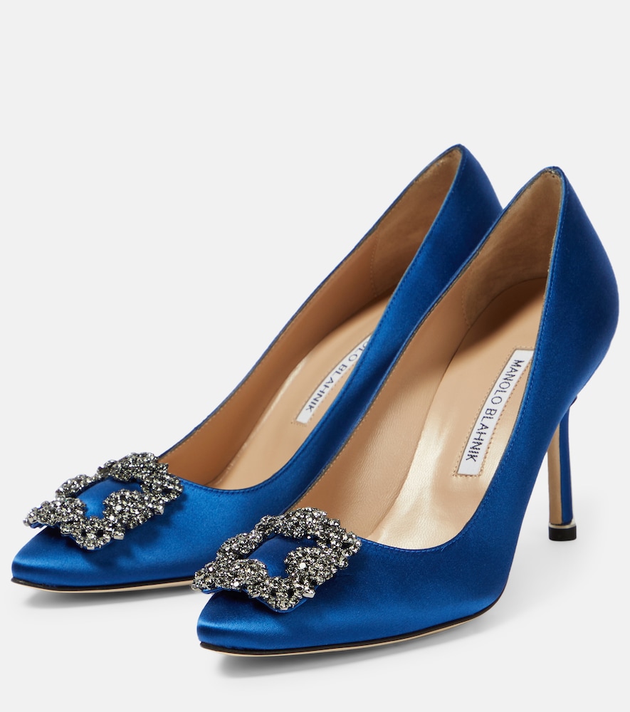 Hangisi 90 embellished satin pumps