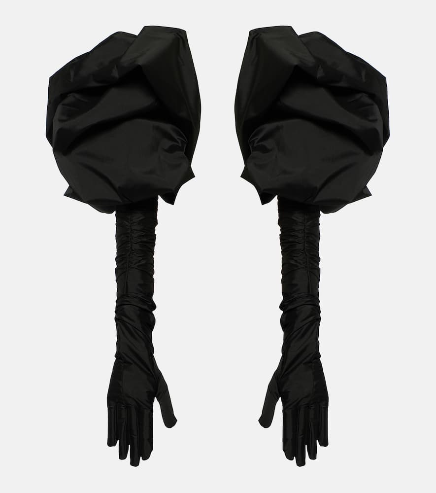Draped gloves