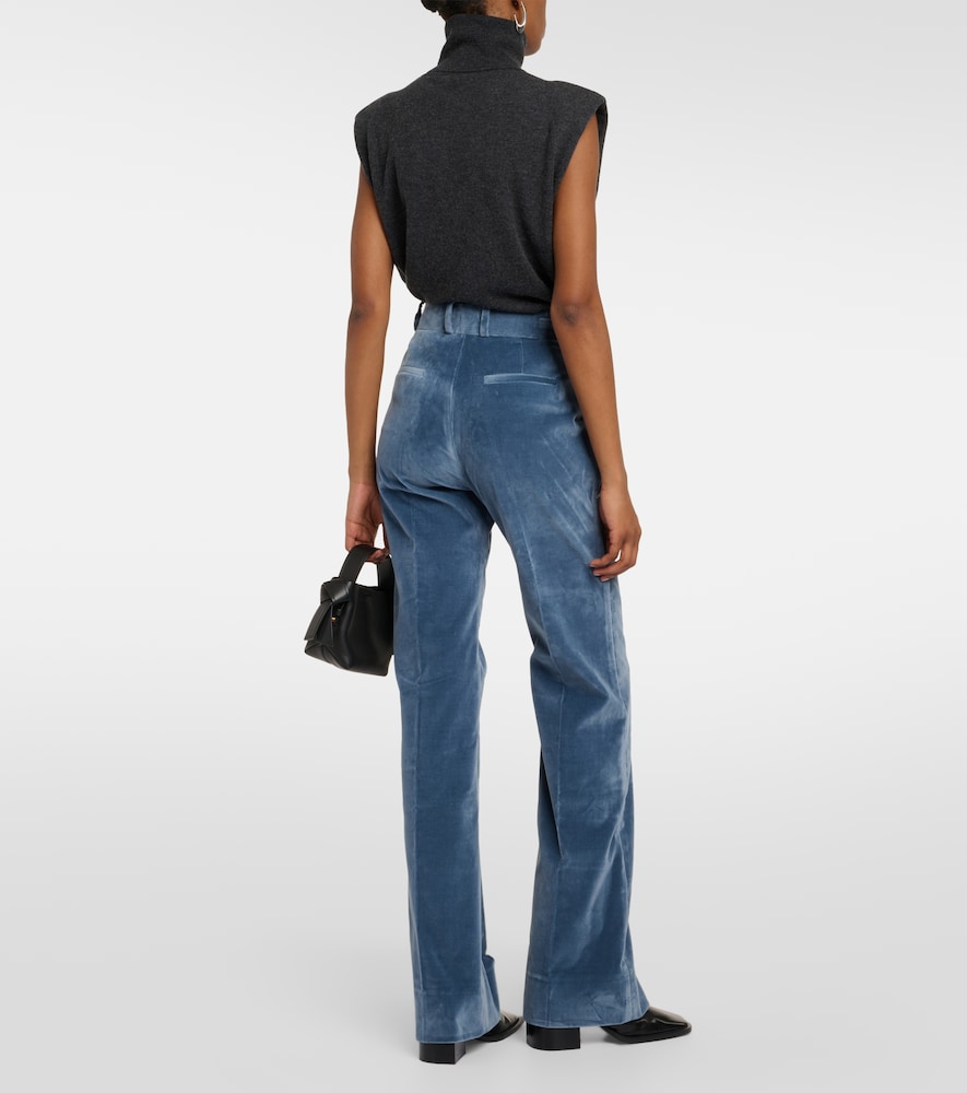  Frame Frame The Slim Stacked Velvet Pants 
