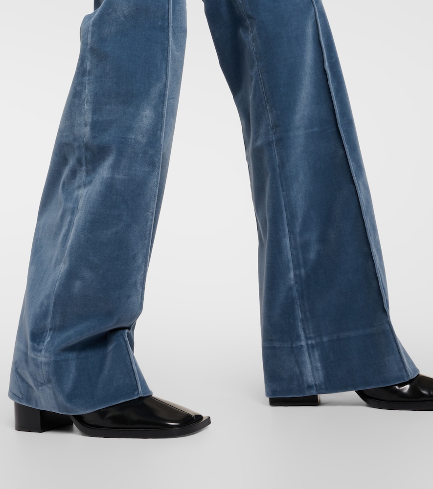  Frame Frame The Slim Stacked Velvet Pants 