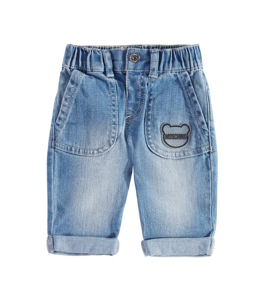 Moschino Kids Baby logo jeans