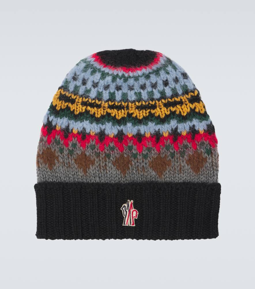 Moncler Grenoble Intarsia wool-blend beanie