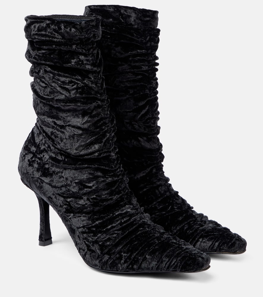 Lotta 85 velvet ankle boots