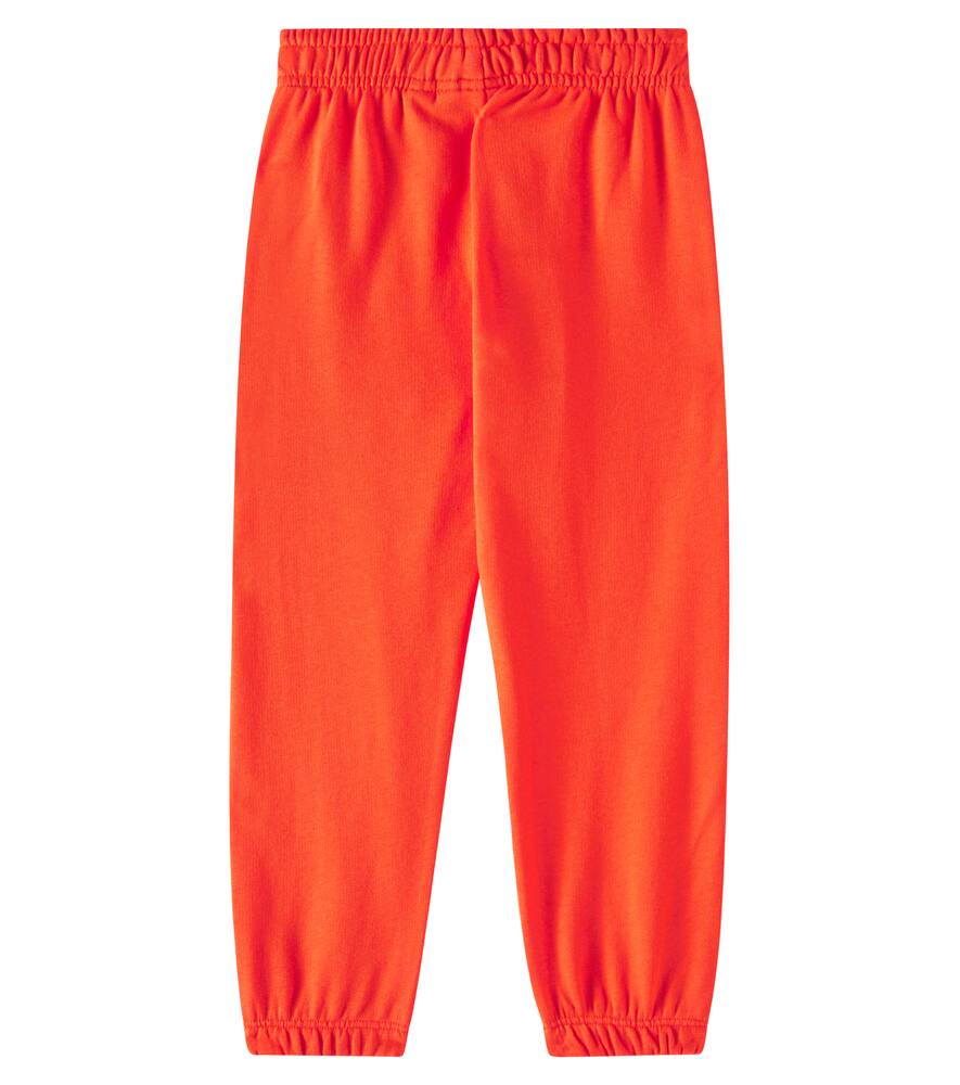 Mini Rodini Piping Cotton Sweatpants In Red