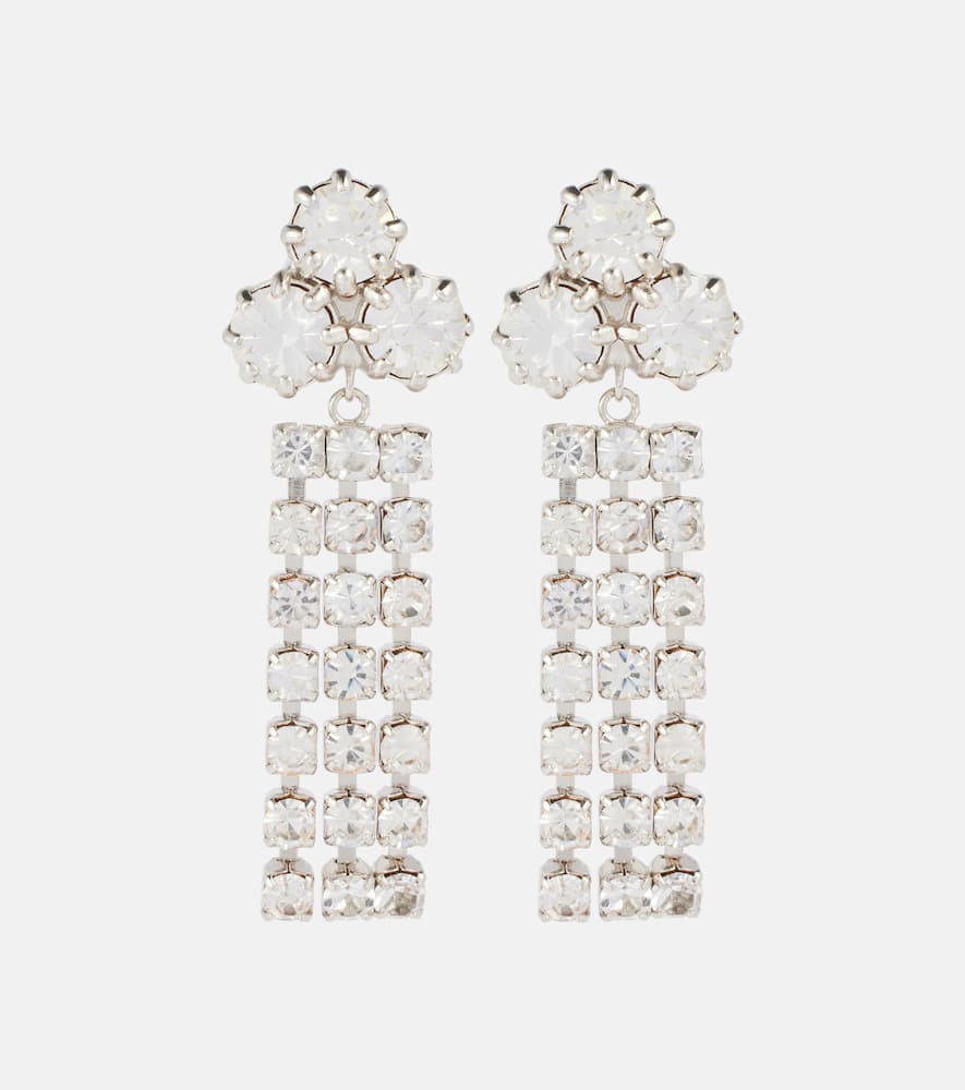 Crystal-embellished earrings