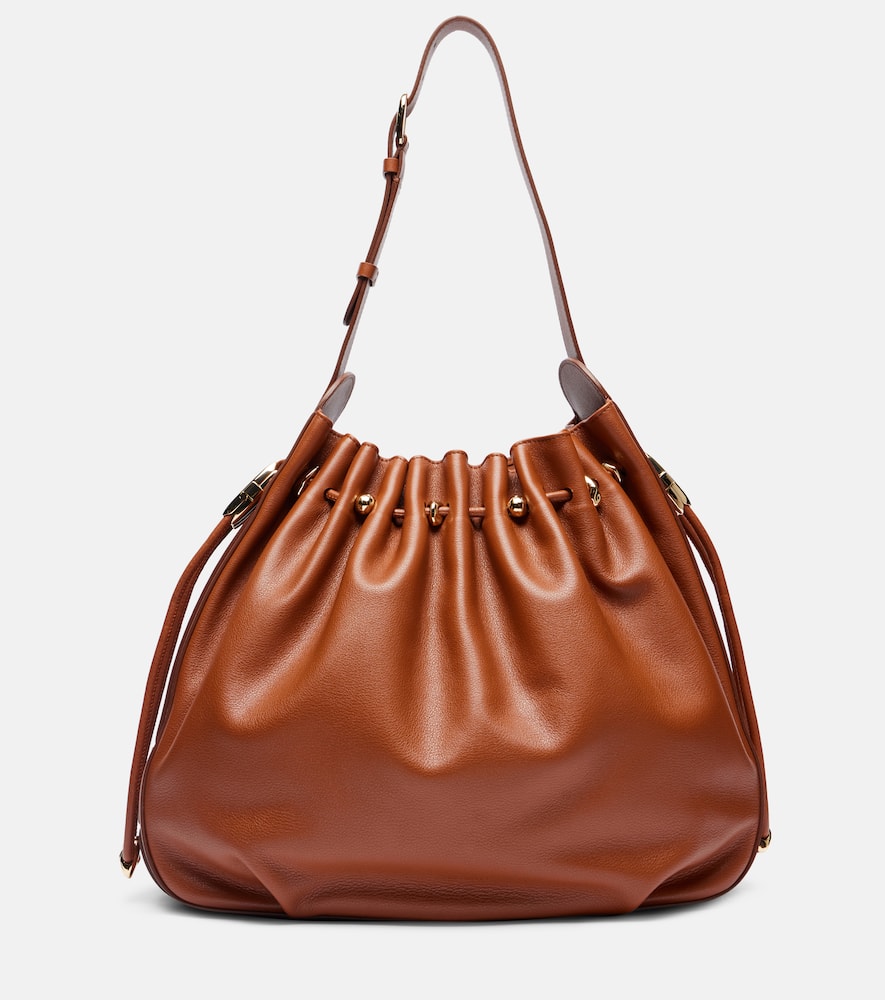 Halcyon Large leather bucket bag
