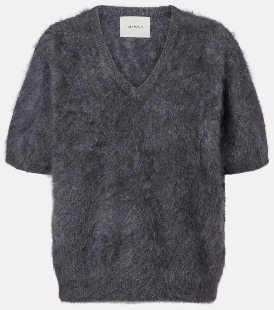 Lisa Yang Lovisa Cashmere Sweater In Gray