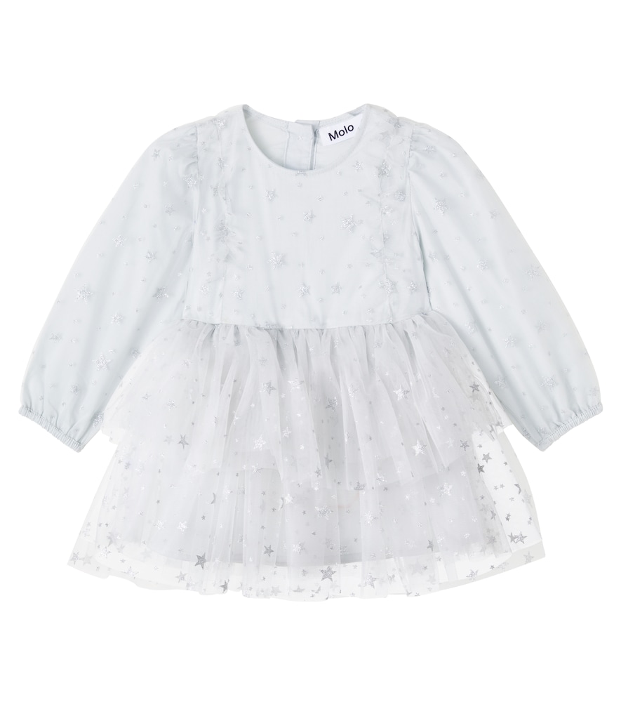 Molo Baby Claudette glitter tulle dress