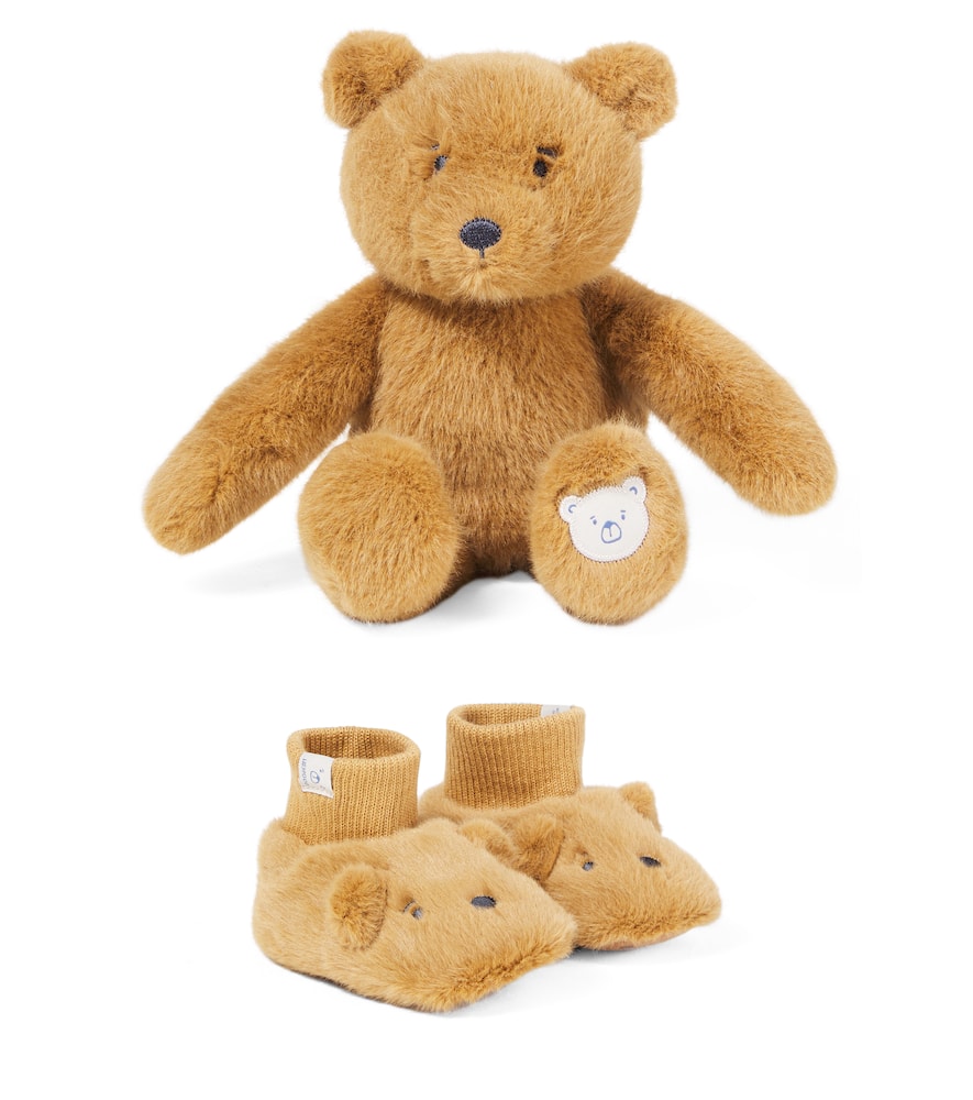 Liewood Baby Basim Gift Set In Brown