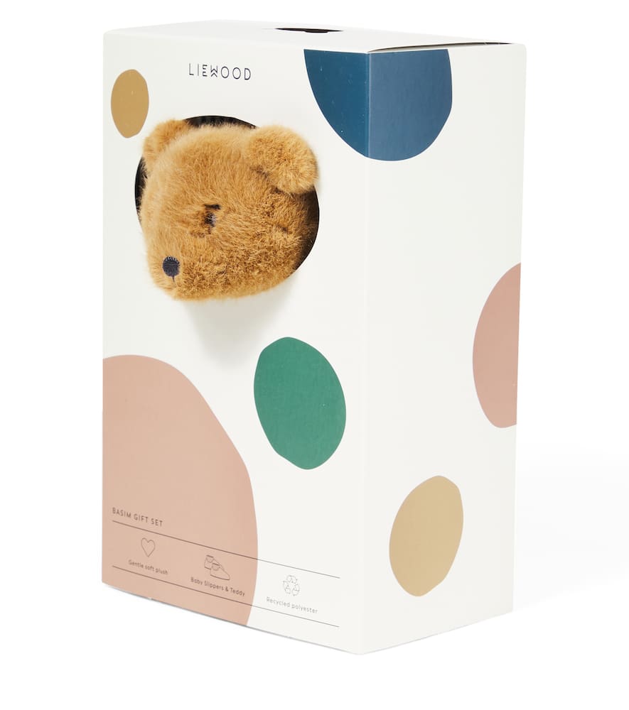 Liewood Baby Basim Gift Set In Brown