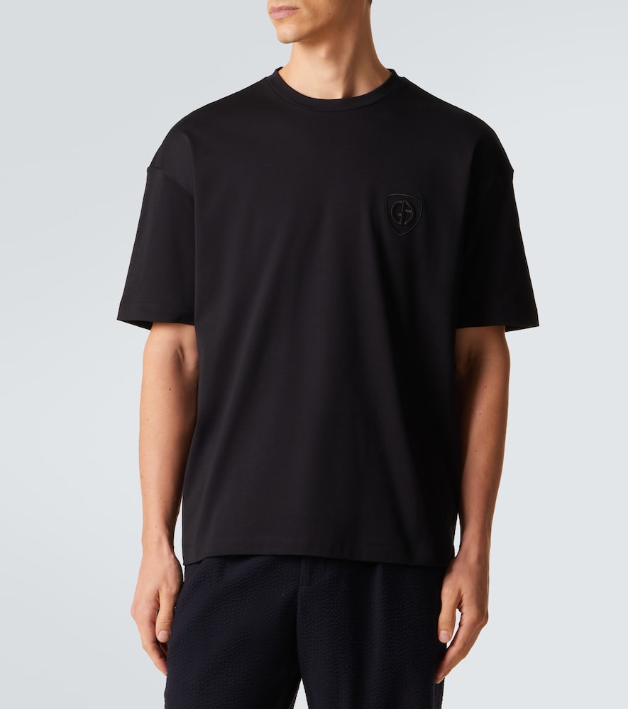  Giorgio Armani Giorgio Armani T-shirt Aus Baumwoll-jersey 