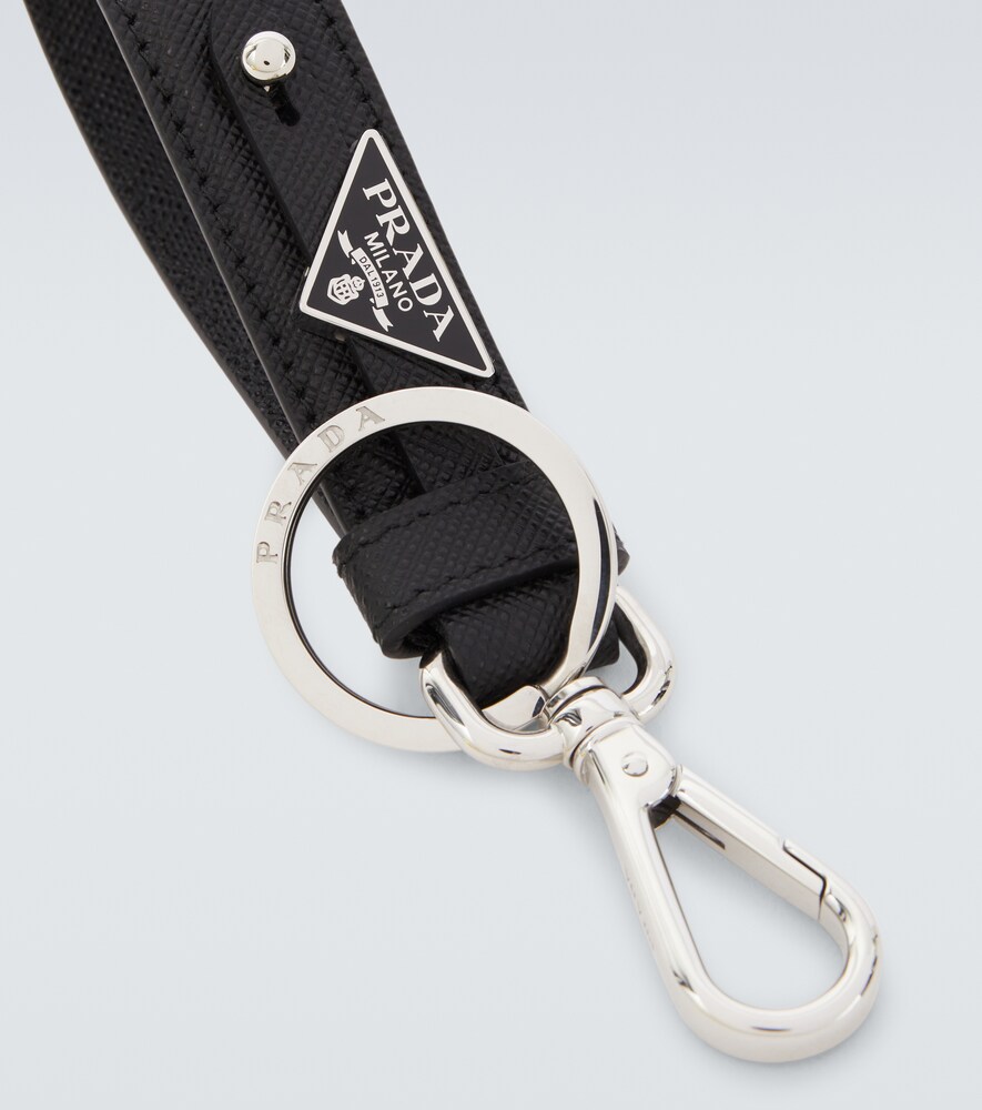  Prada Prada Schlüsselanhänger Aus Saffiano-leder 