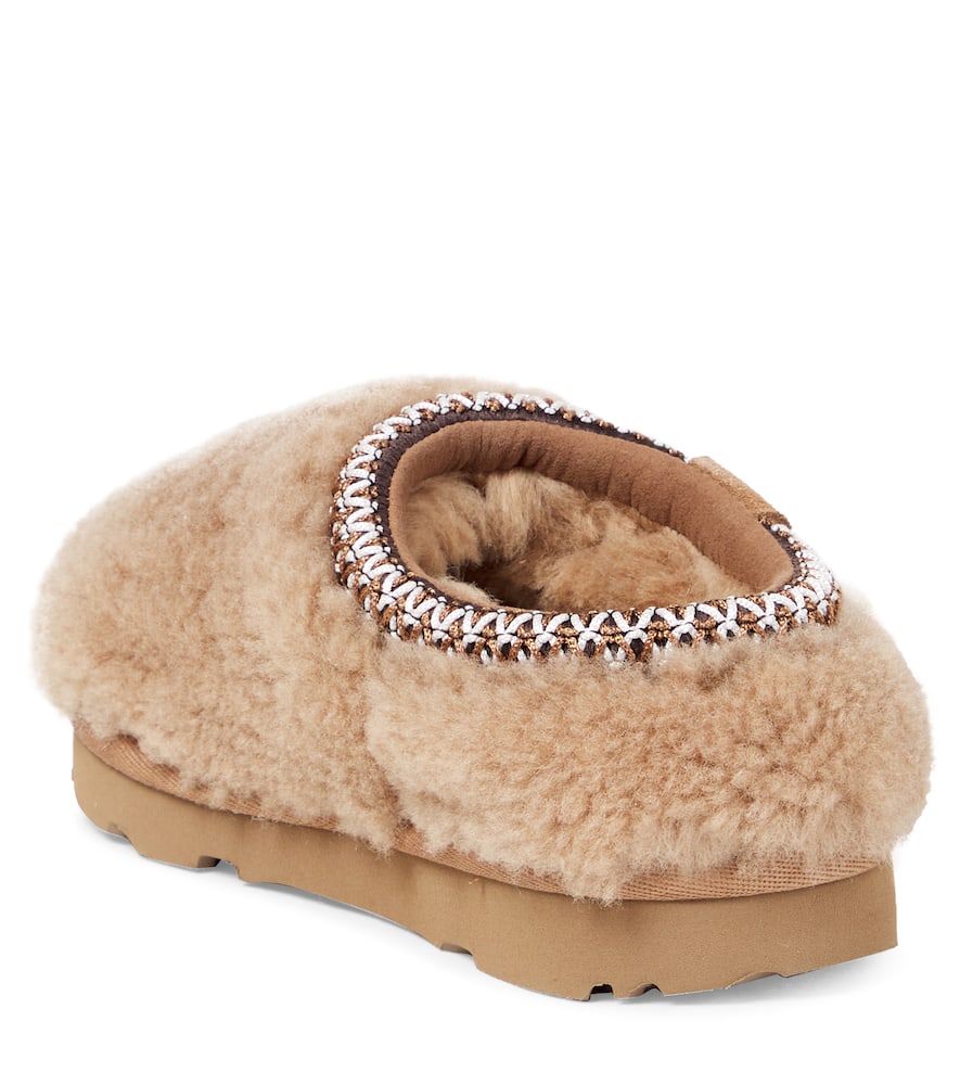Ugg Tasman Curly Maxi Shearling Slip-on Shoes In Brown