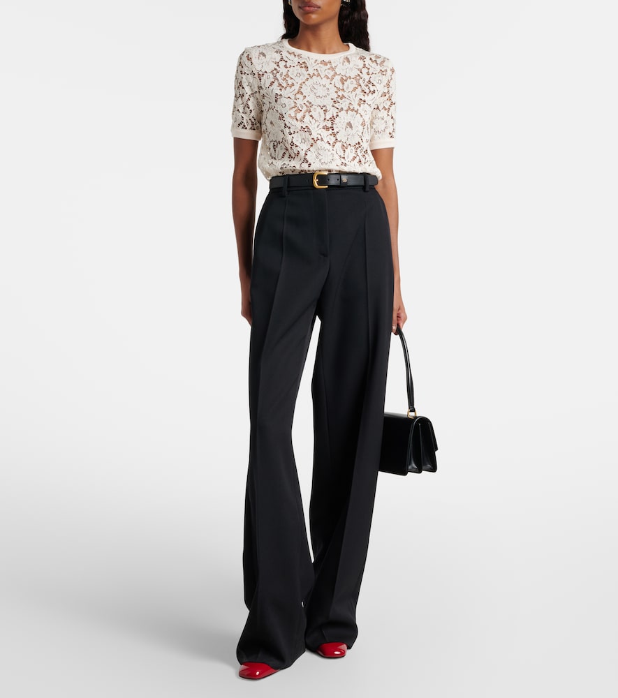  Valentino Valentino Top Mossi Aus Spitze 