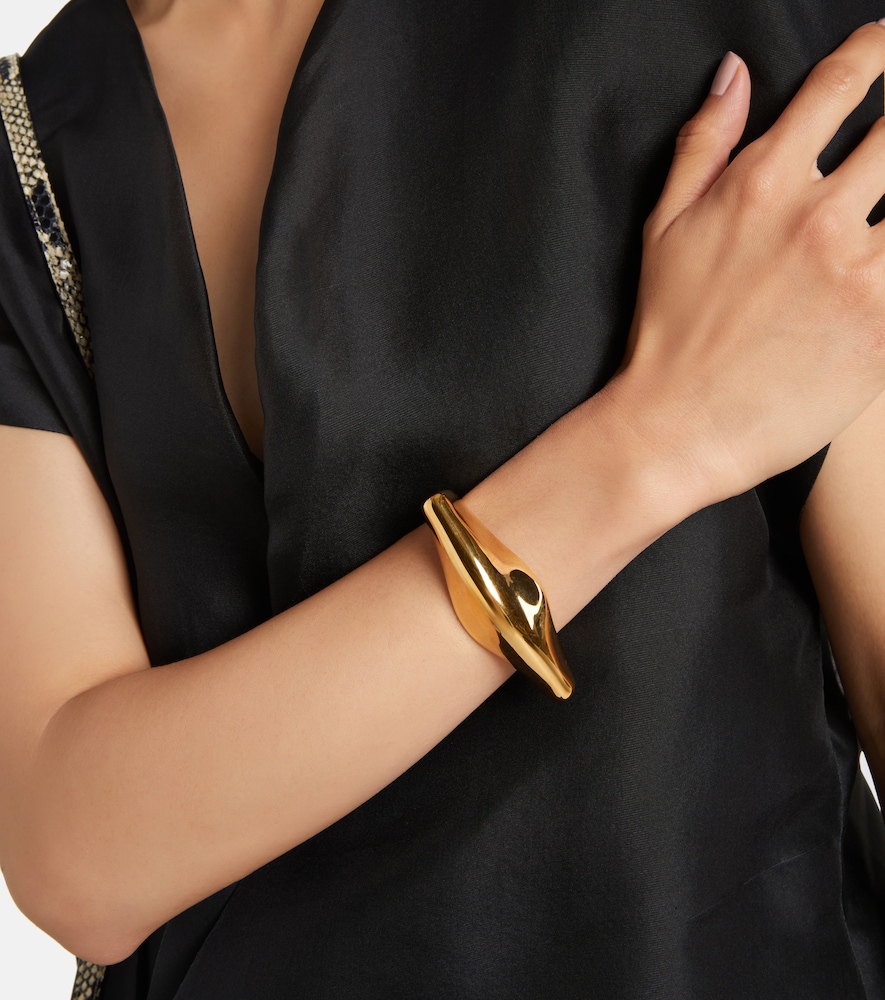  Khaite Khaite Armreif Lotus, 18kt Vergoldet 