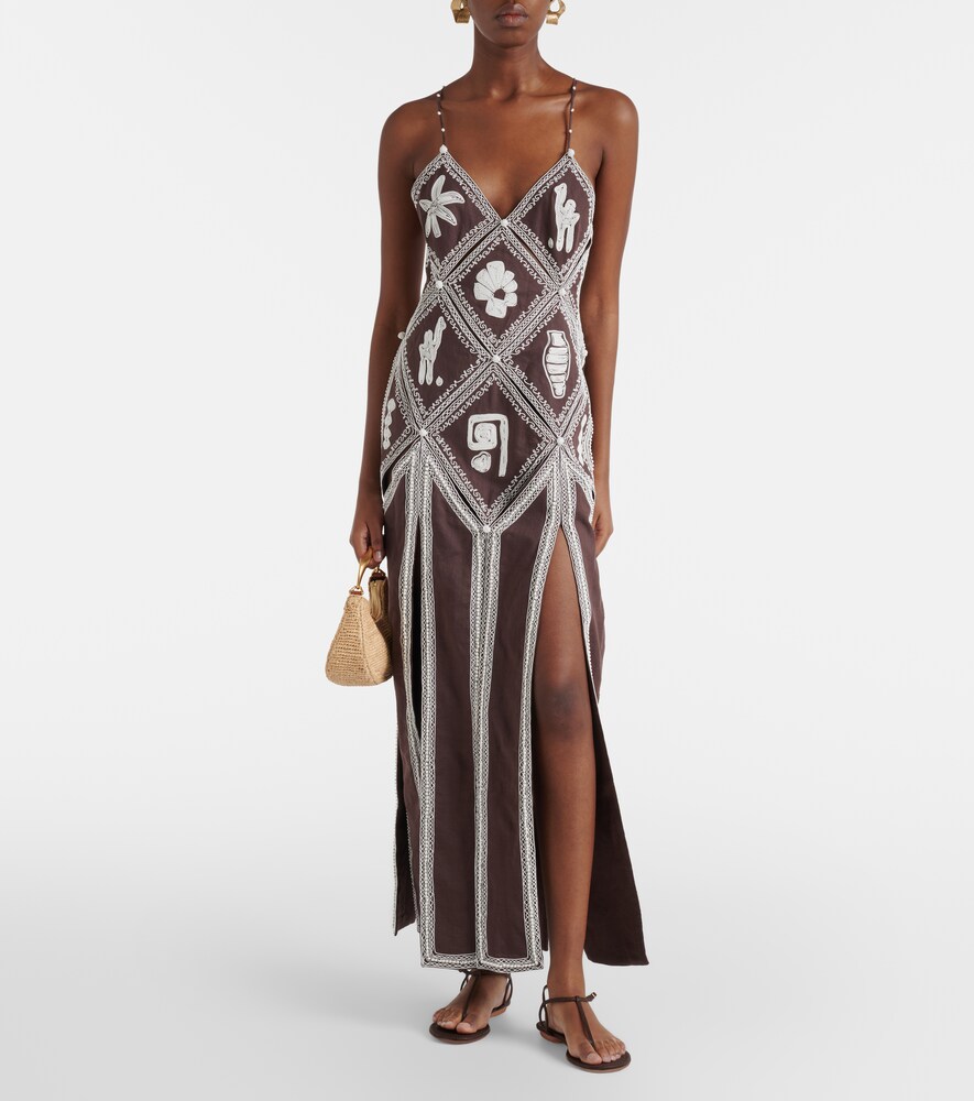 Alémais x Laurence Leenaert Leandra ramie maxi dress