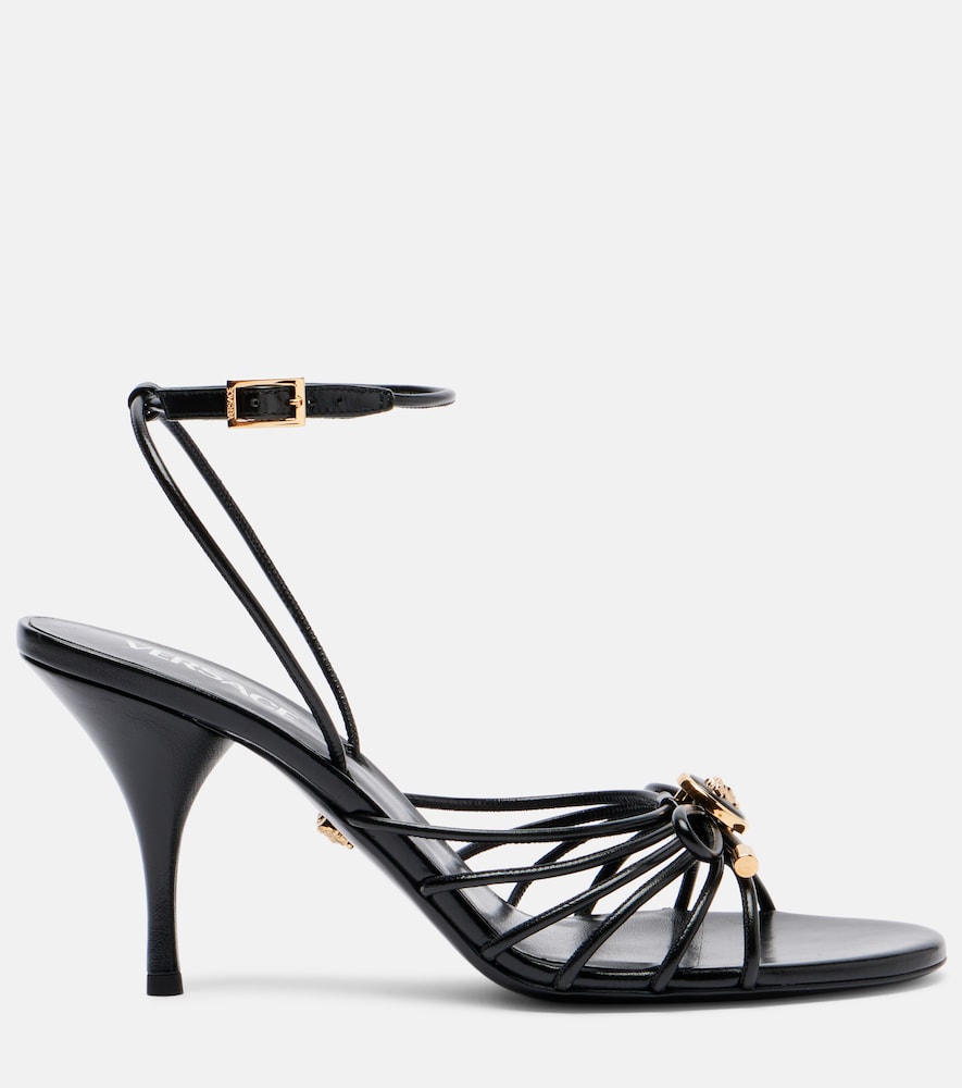  Versace Versace Leather Slingback Sandals 