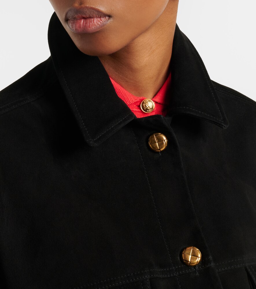  Blaze Milano Blazé Milano Jacke Sahariana Aus Veloursleder 