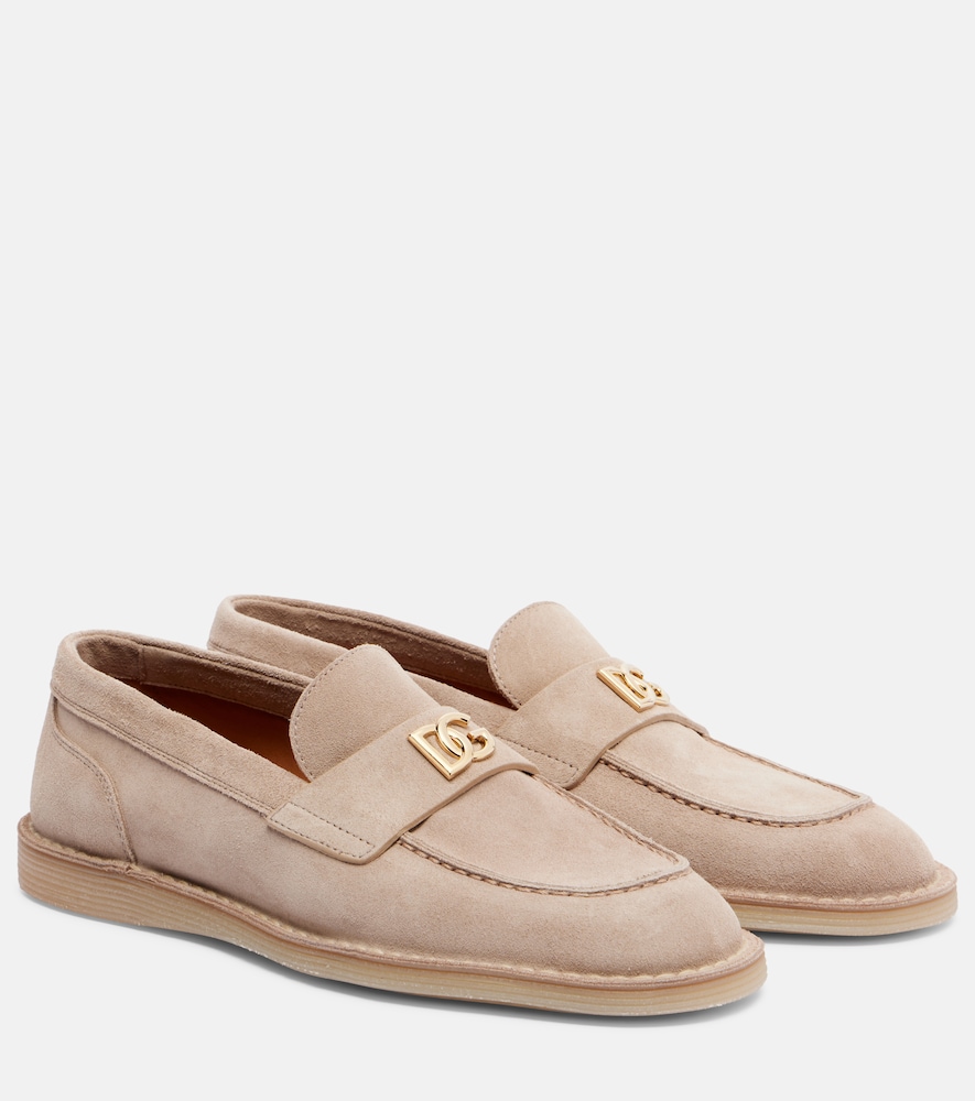 Dolce & Gabbana DG suede loafers