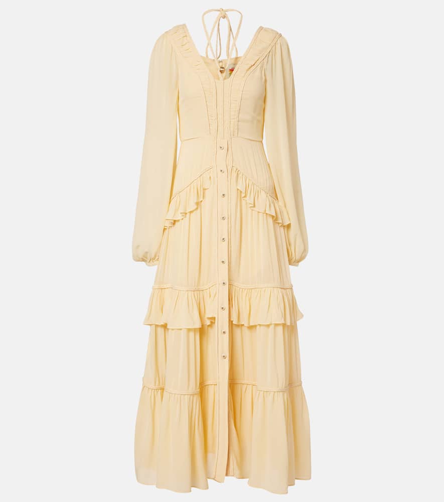 Abito lungo intrecciato