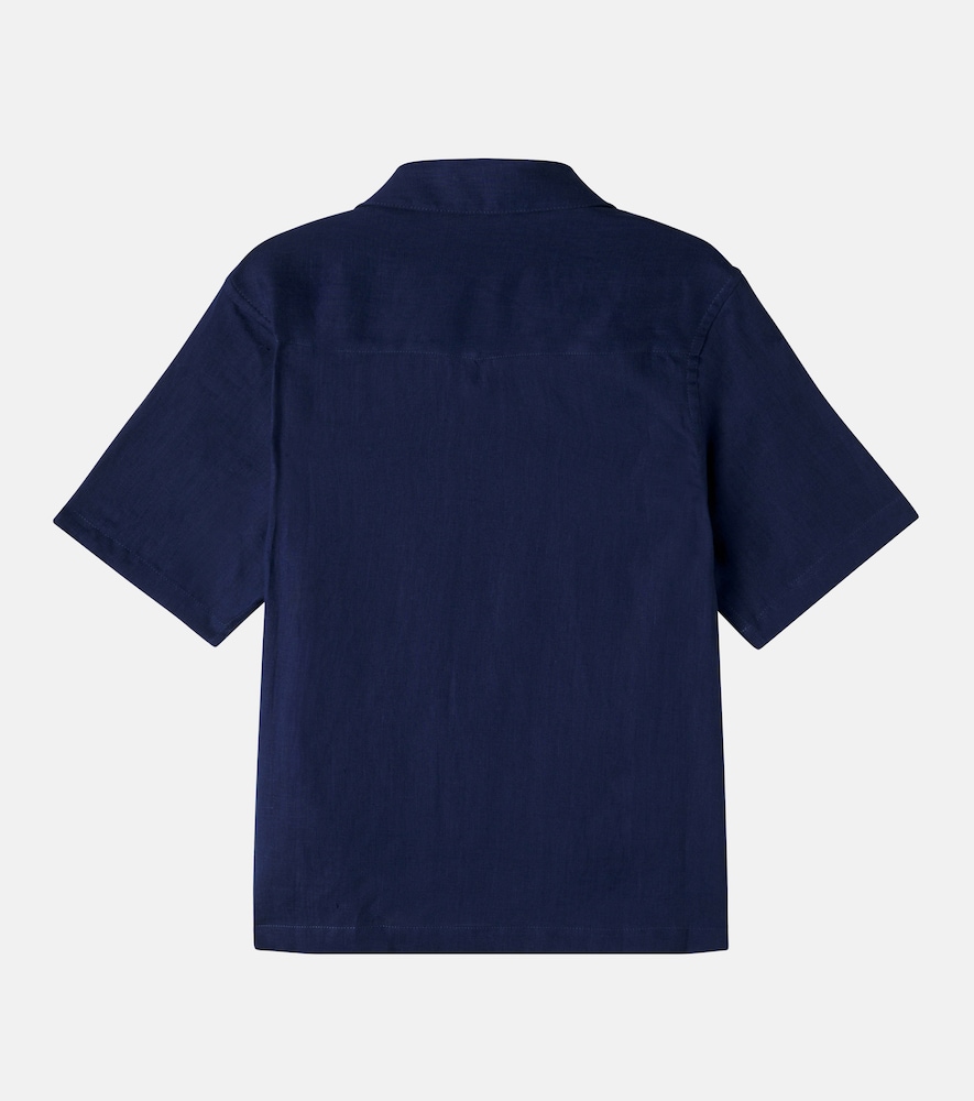  Brunello Cucinelli Kids Brunello Cucinelli Kids Linen Shirt 
