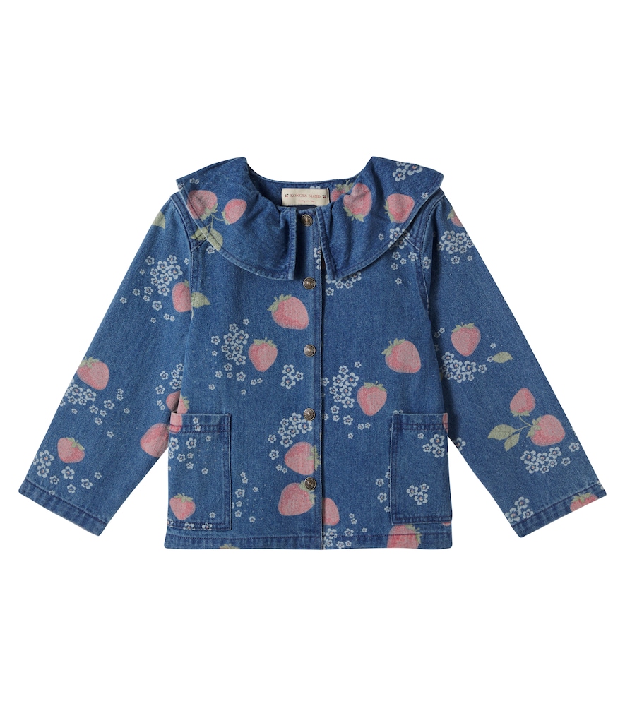 Konges Slojd Blue Magot Printed Denim Jacket Y 7/8 - Mytheresa
