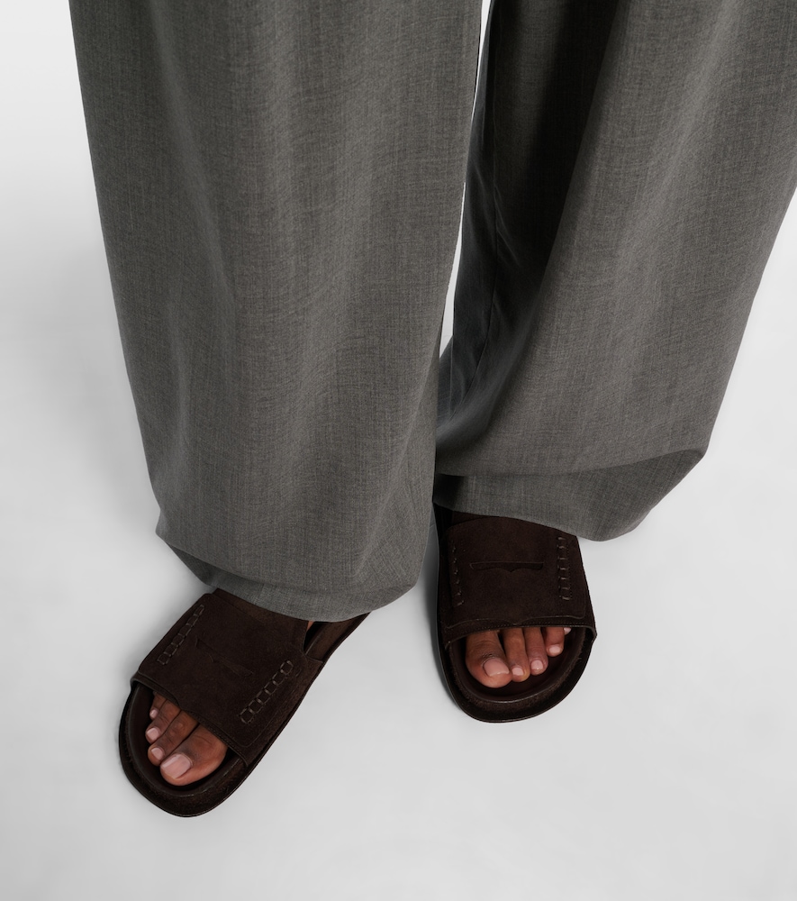 Jacquemus Suede slides