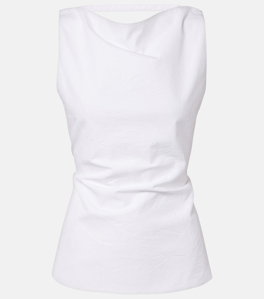 Rohe Róhe Draped cotton-blend top