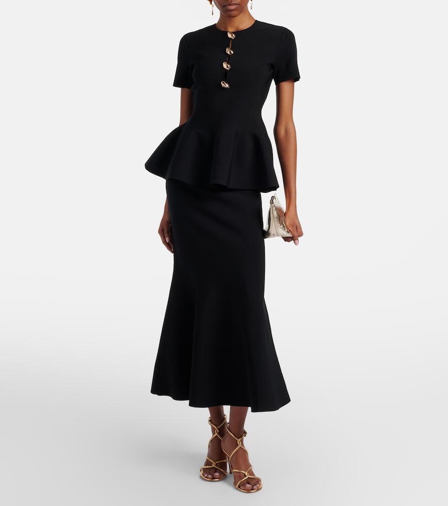 Roland Mouret Roland Mouret Verziertes Top 