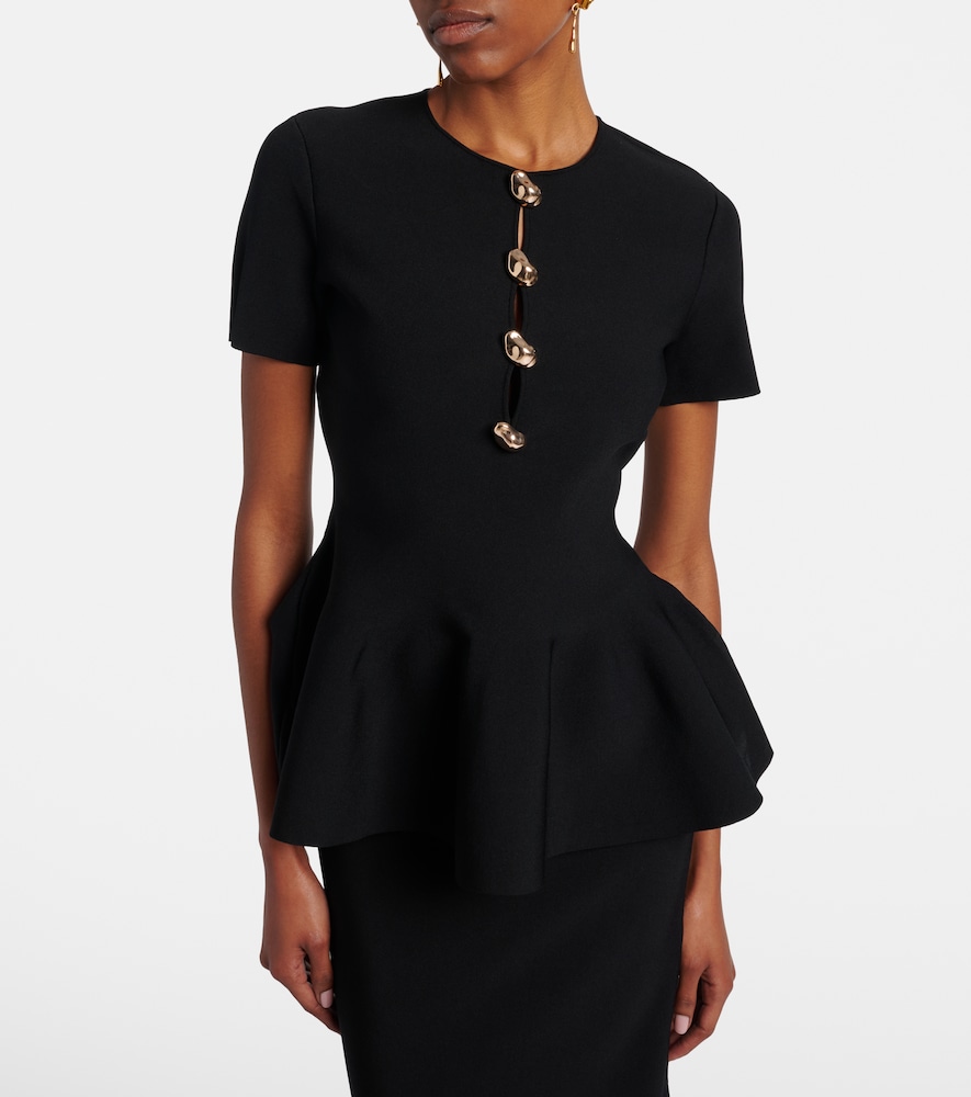  Roland Mouret Roland Mouret Verziertes Top 