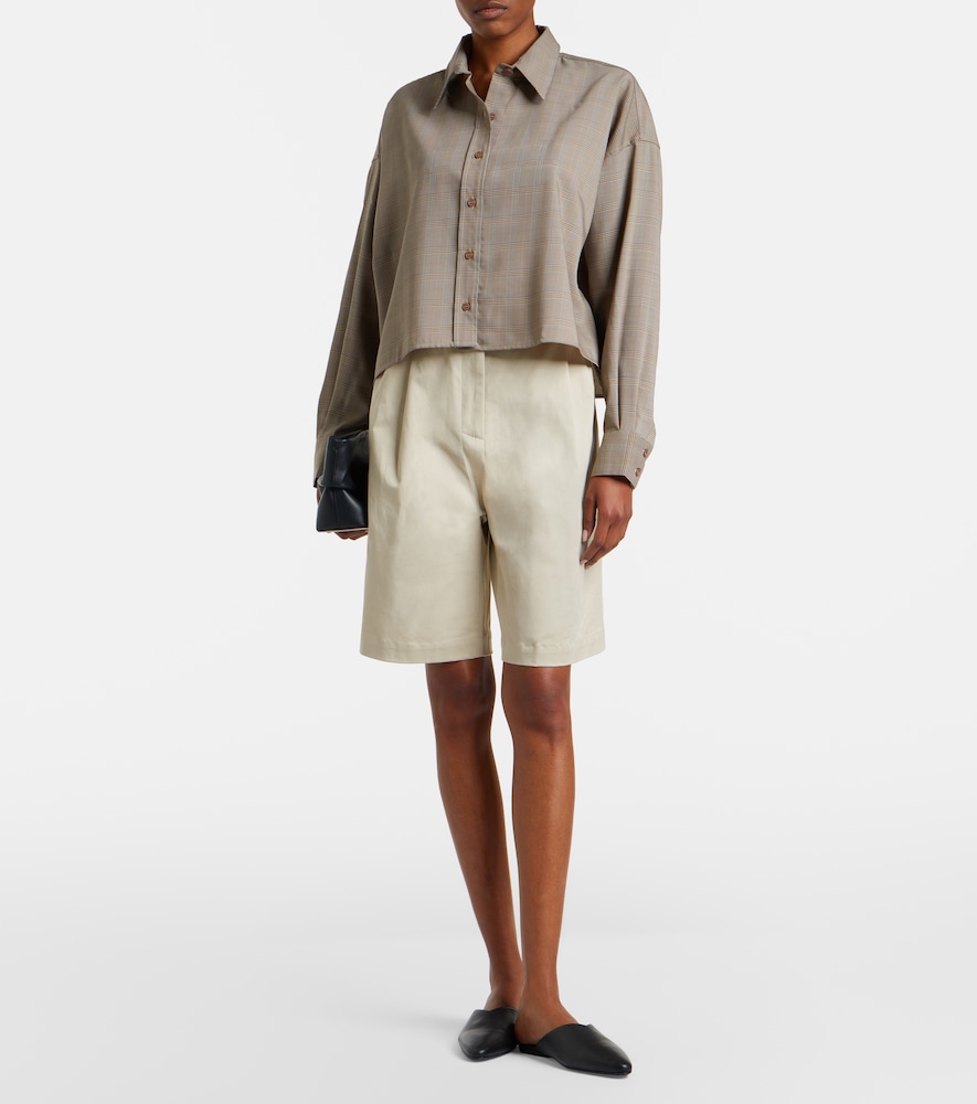 The Frankie Shop Marfa pleated cotton Bermuda shorts | Thumbnail 5 The Frankie Shop Marfa pleated cotton Bermuda shorts | Thumbnail 5