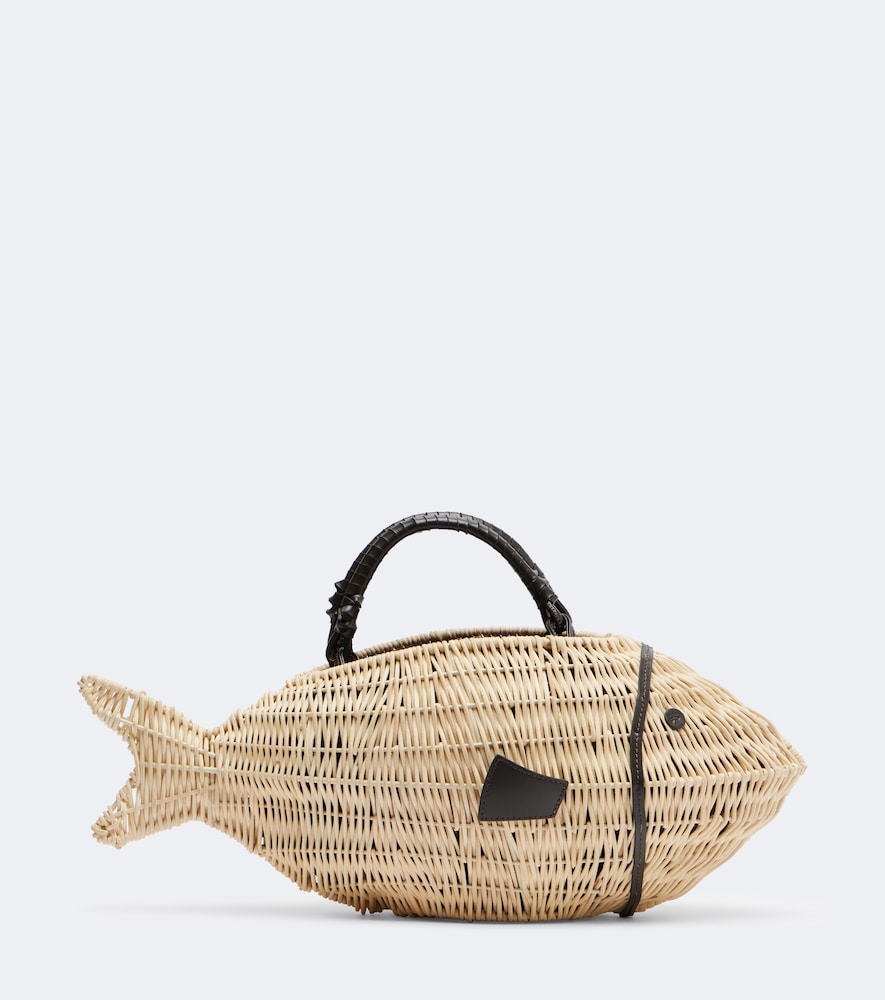 Borsa a mano Cleo Small in vimini