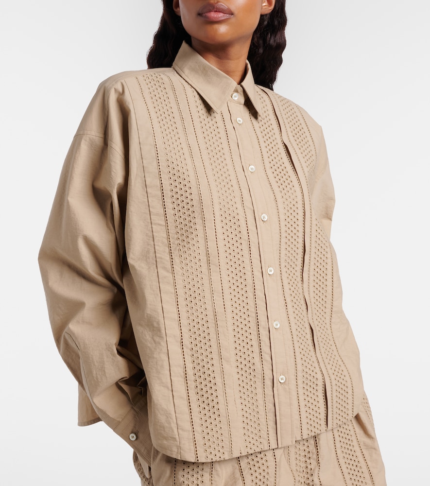 Embroidered Cotton-Blend Shirt