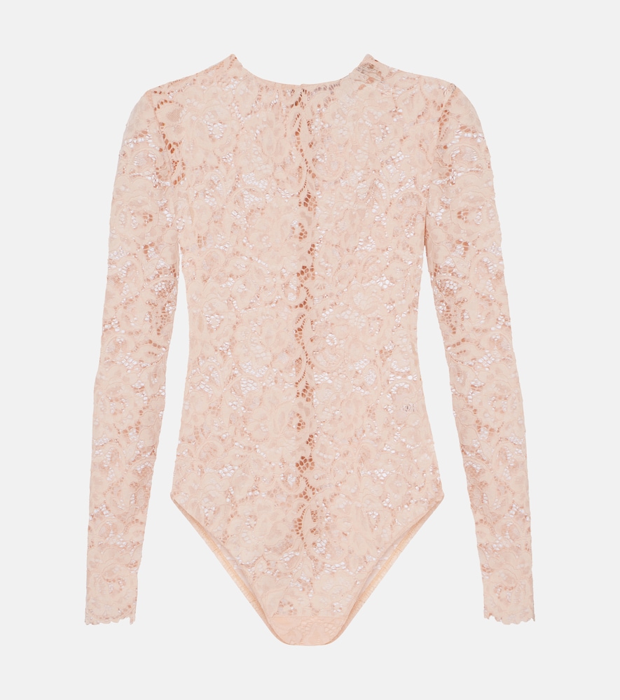 Body in pizzo floreale