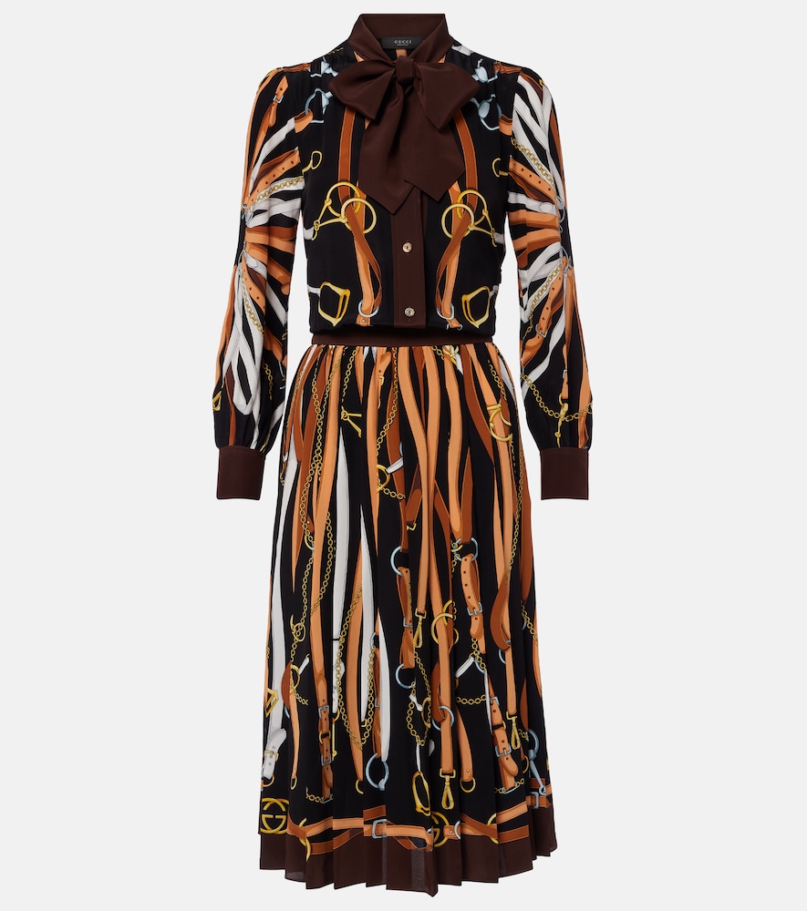 Hemdblusenkleid aus Seide
