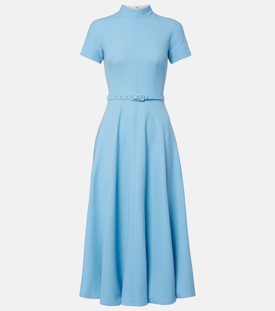 Emilia Wickstead Camilla wool crêpe midi dress | Thumbnail 6 Emilia Wickstead Camilla wool crêpe midi dress | Thumbnail 6