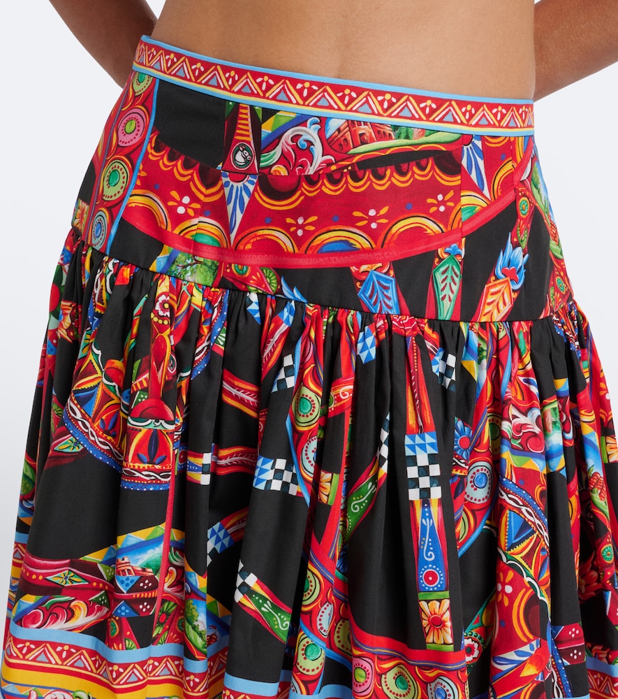 Dolce&Gabbana Carretto Cotton Miniskirt