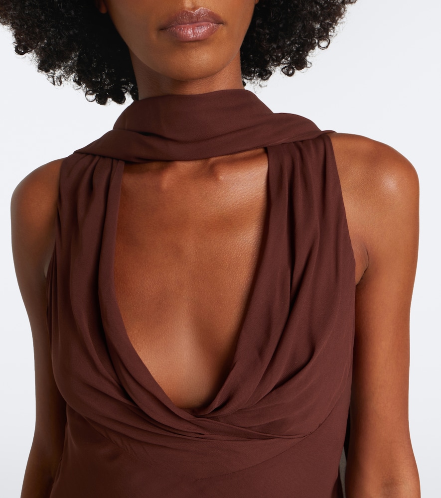 De La Vali Rosa georgette and lace maxi dress | Thumbnail 5 De La Vali Rosa georgette and lace maxi dress | Thumbnail 5