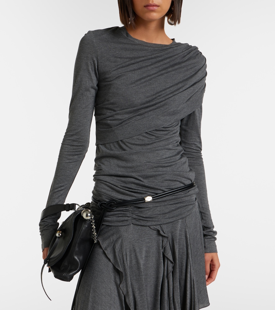 Marant Etoile Marant Etoile Dressi Draped Jersey Top 