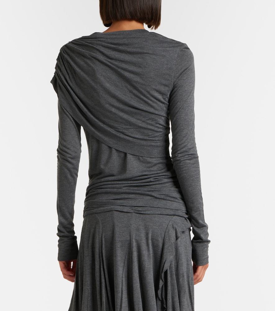 Dressi Draped Jersey Top