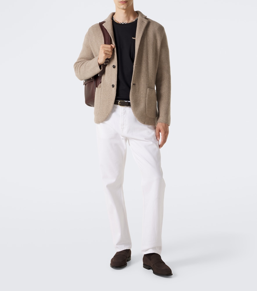 Burberry Check Cotton Jersey T-Shirt