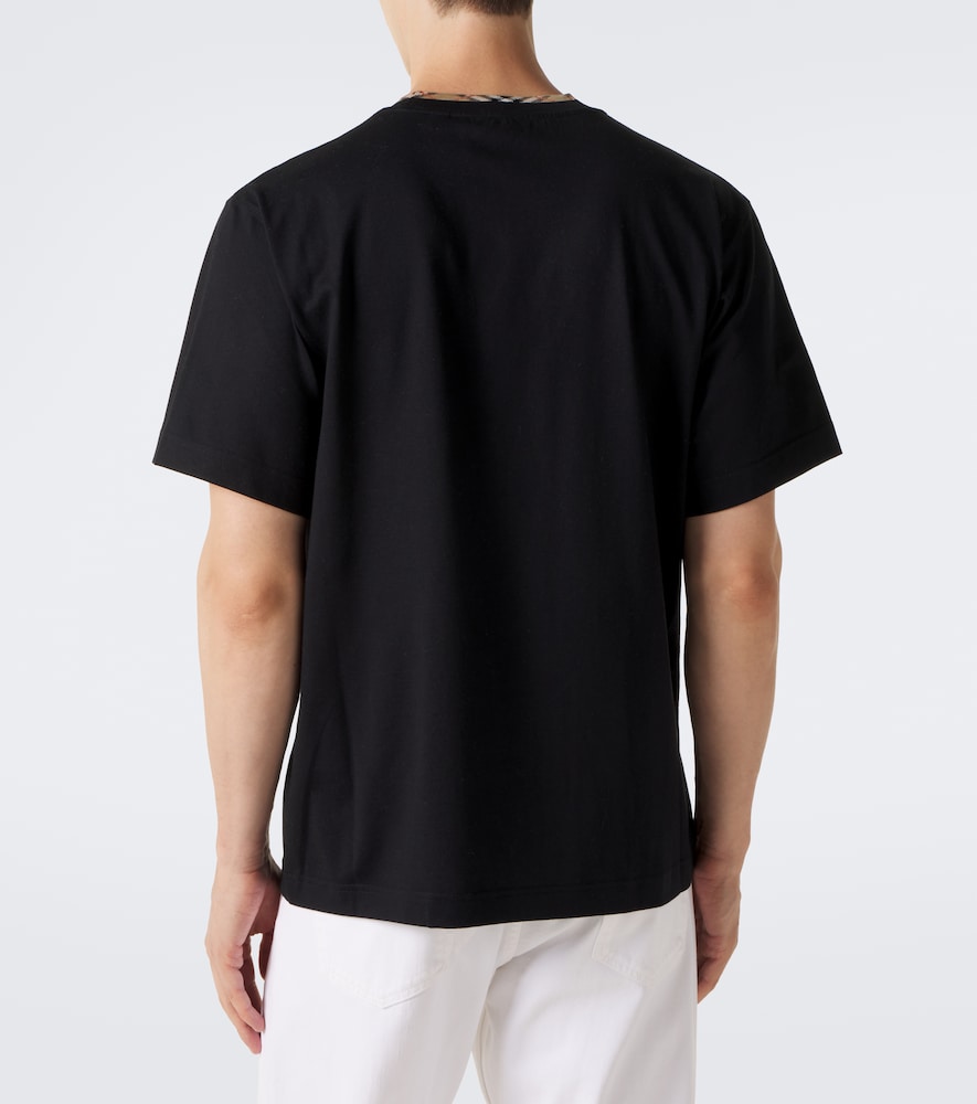 Burberry Check Cotton Jersey T-Shirt