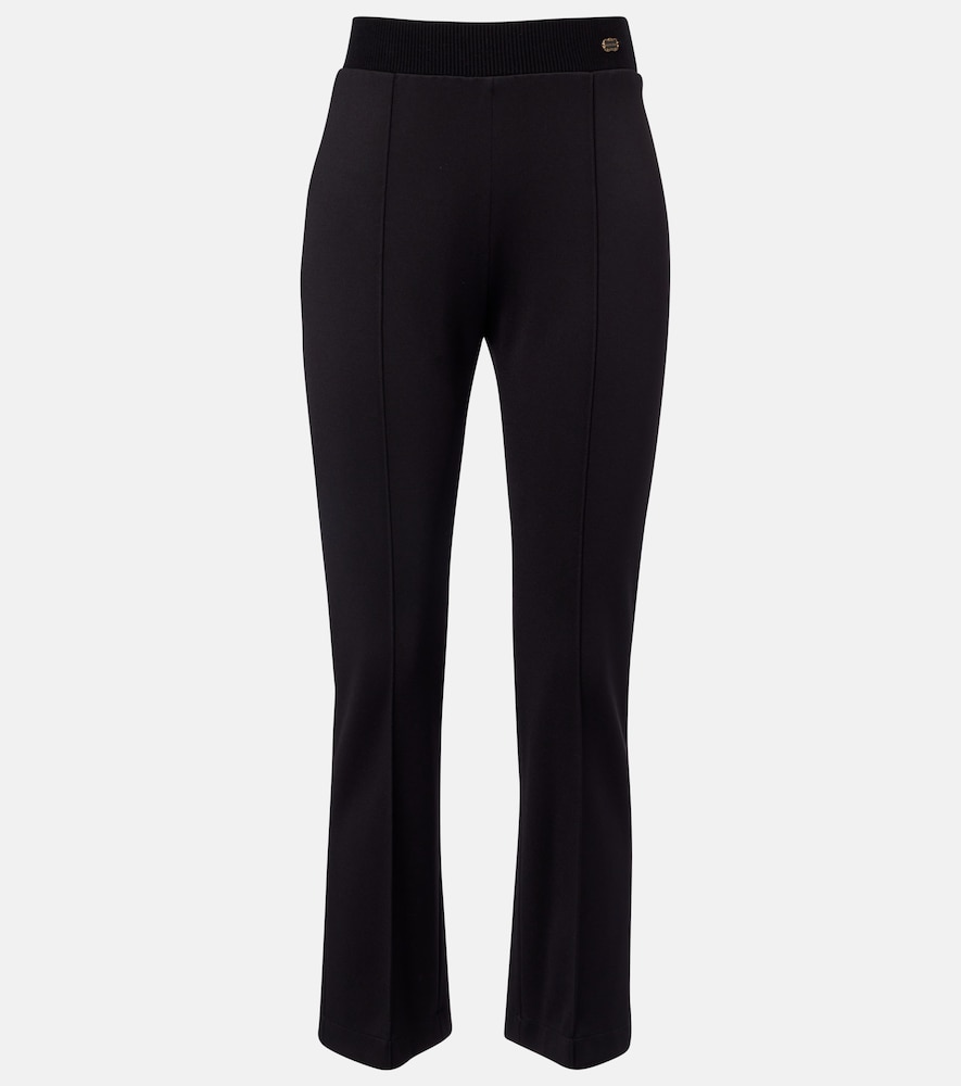 Agnona Donna Pantaloni Cropped Slim In Jersey Nero It Taglia 46- Mytheresa