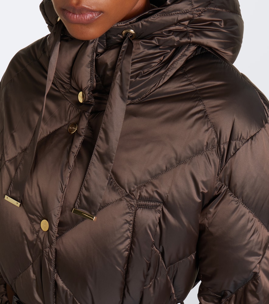 Hooded Quilted Down Coat