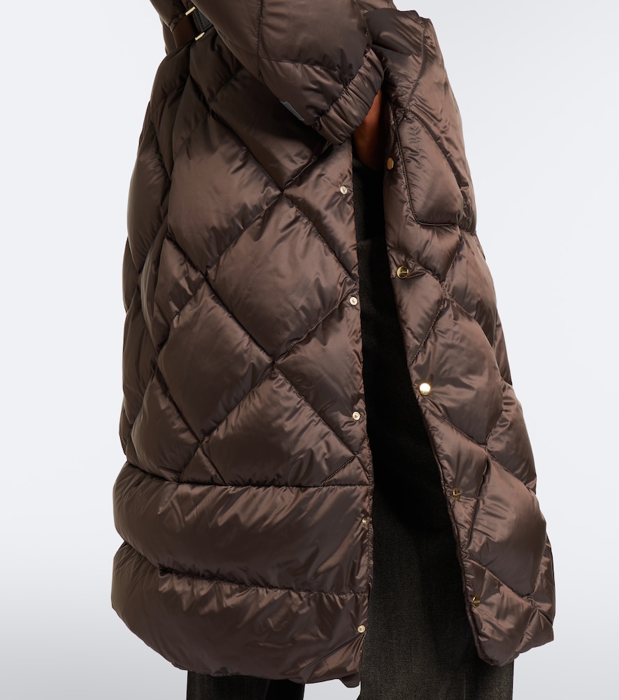 Hooded Quilted Down Coat
