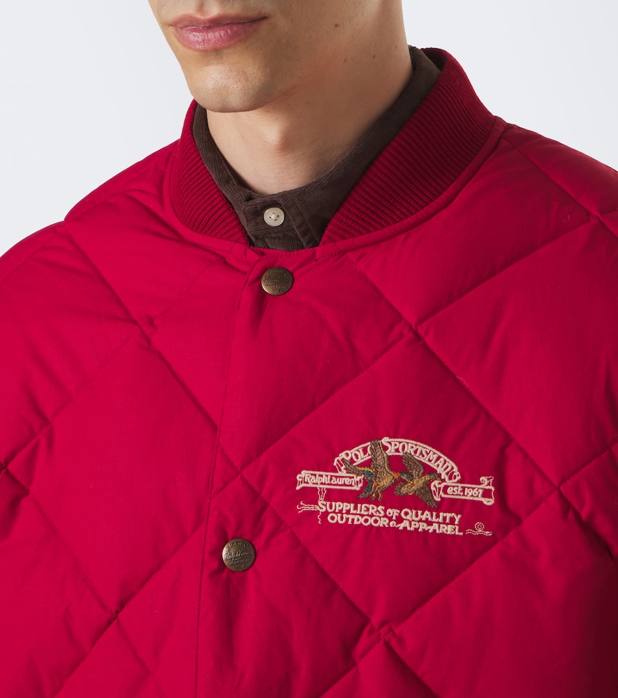 Polo Ralph Lauren Quilted Cotton-Blend Bomber Jacket