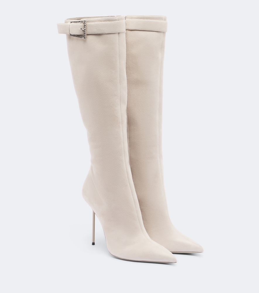 Lidia Buckle Knee-High Boots