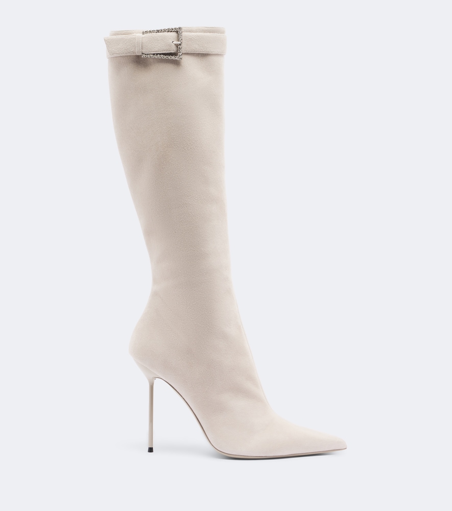 Lidia Buckle Knee-High Boots
